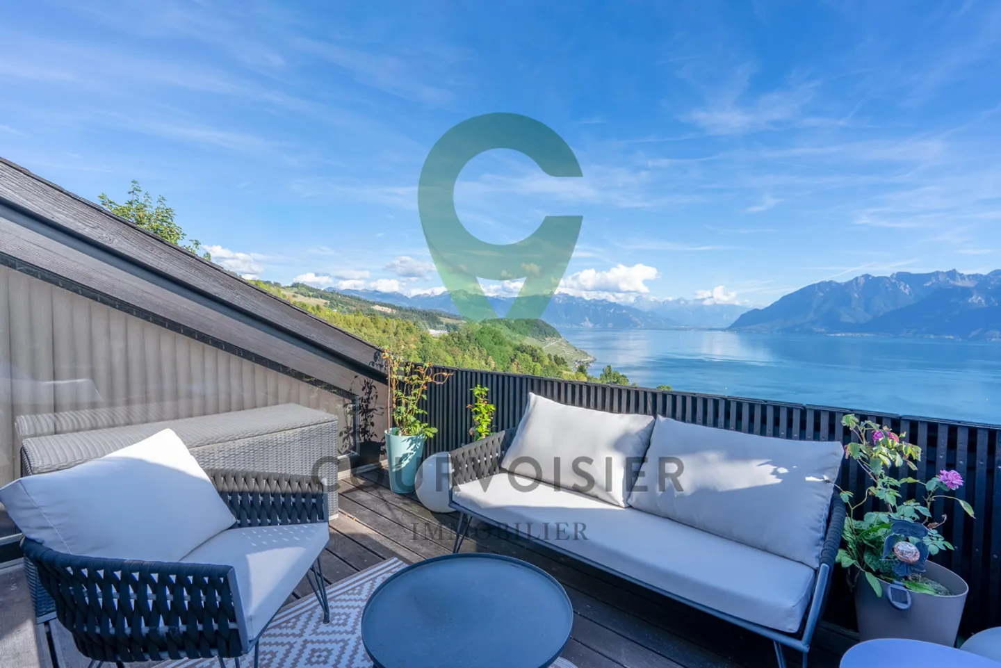Der See in Ihrem Wohnzimmer! Magnifikes Duplex im Herzen von Lavaux! - Foto 3 von 10