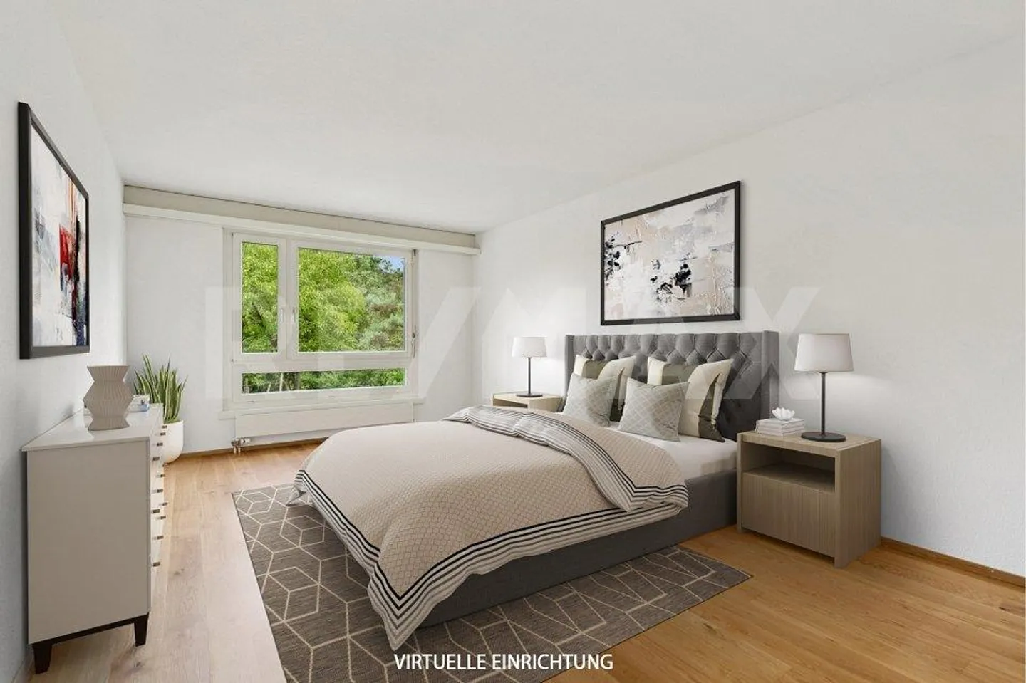 Spacious 3½-room apartment with balcony and view into the greenery - Photo 5 of 13