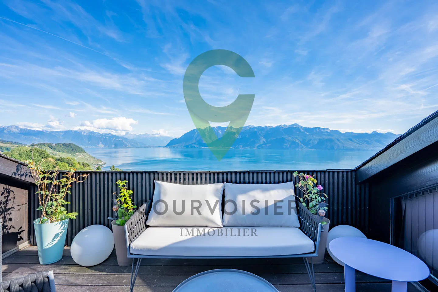 Der See in Ihrem Wohnzimmer! Magnifikes Duplex im Herzen von Lavaux! - Foto 4 von 10