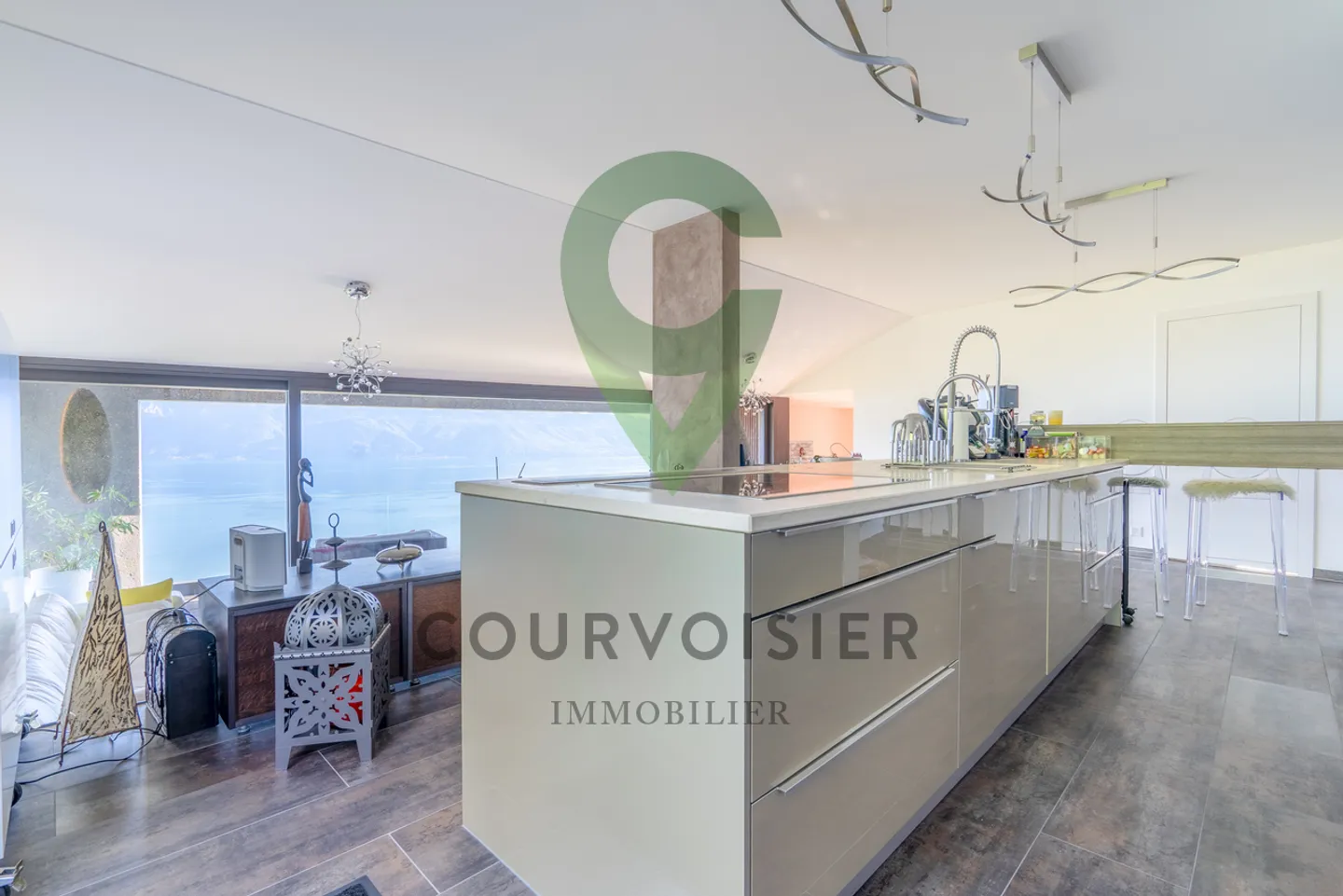 Der See in Ihrem Wohnzimmer! Magnifikes Duplex im Herzen von Lavaux! - Foto 7 von 10