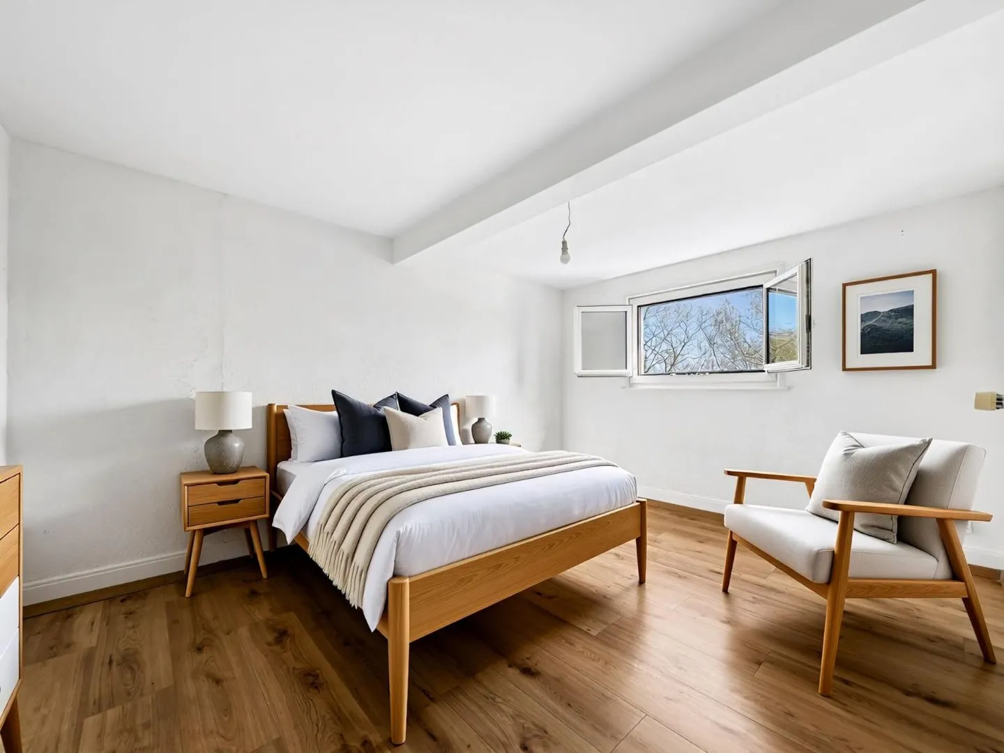 Appartement avec 5,5 pièces dans les combles, en face de la Thielle - Photo 9 sur 13