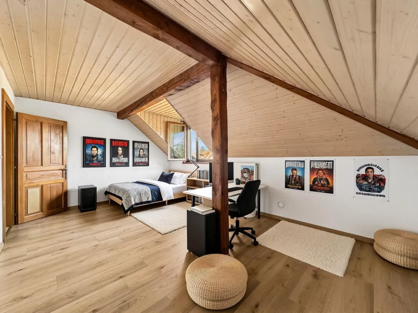 Appartement avec 5,5 pièces dans les combles, en face de la Thielle - Photo 11 sur 13