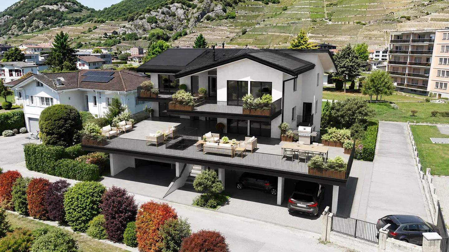 Appartamento nuovo di 5,5 locali con terrazza e giardino - Foto 2 di 6