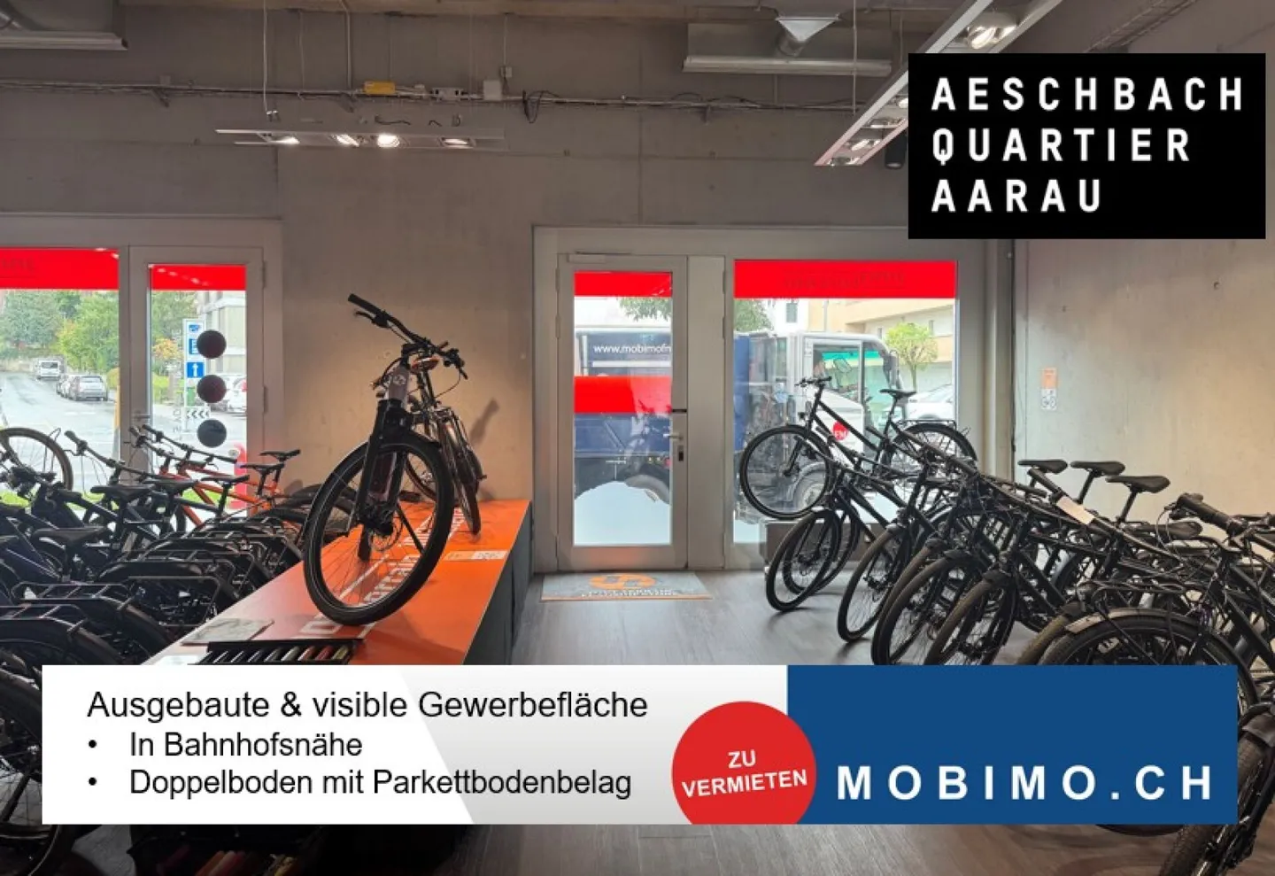 Aeschbachquartier - Spazio commerciale sviluppato e visibile - Foto 1 di 9