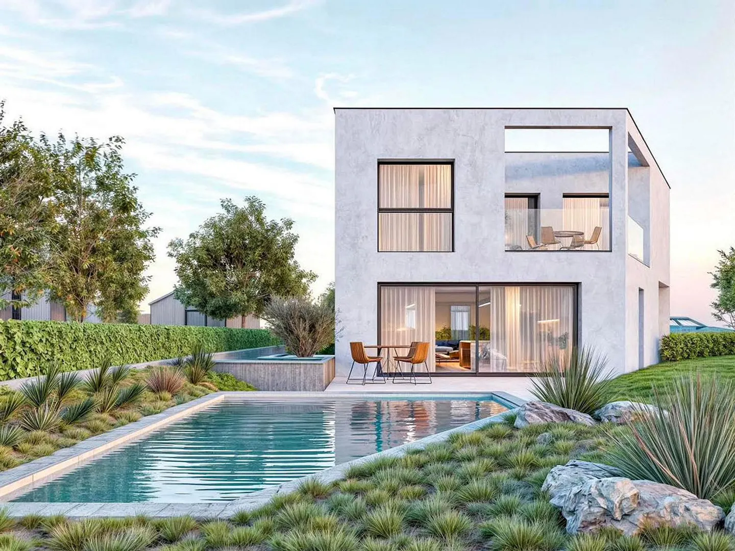 Villa with swimming pool under construction in Mendrisiotto - Photo 1 of 6