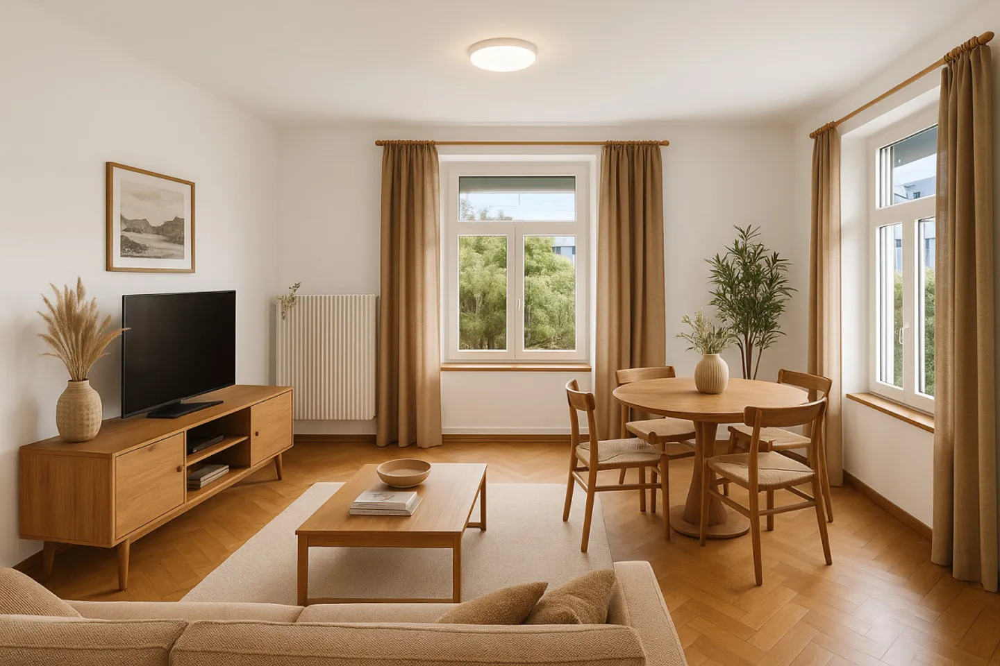 Helle 3-Zimmer-Wohnung in Délémont, 1 Monat gratis* - Foto 1 von 5