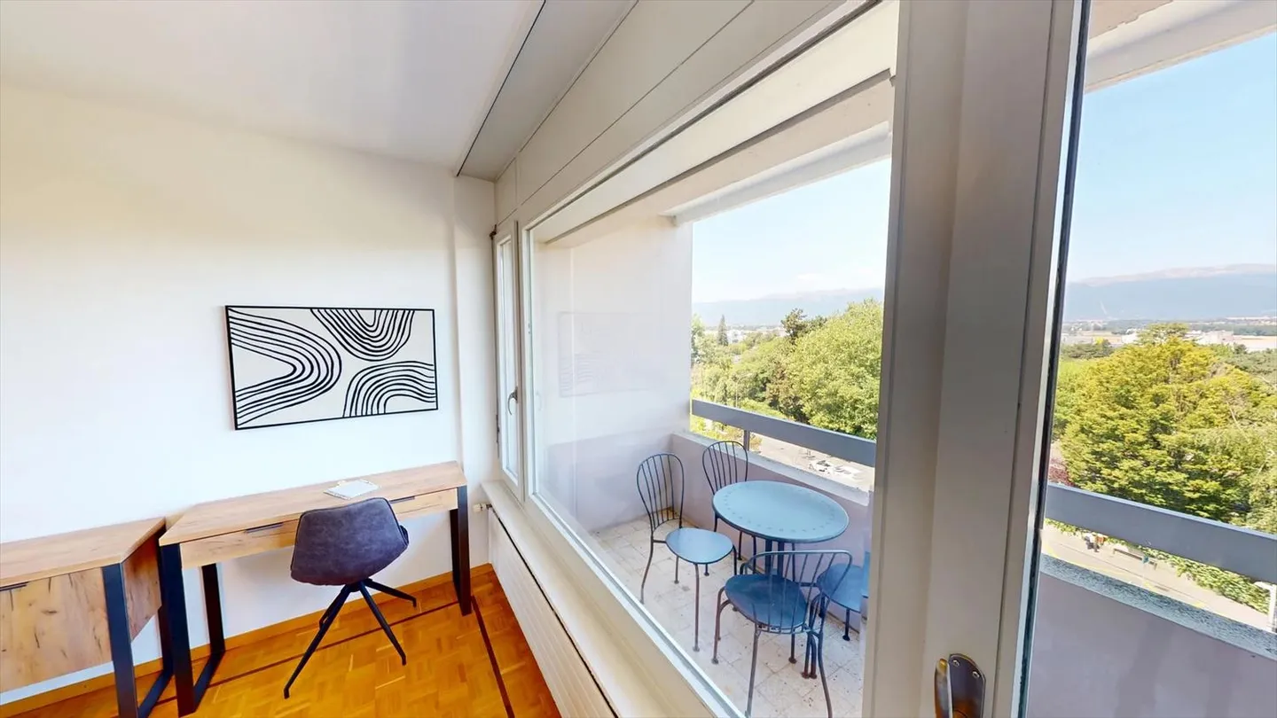 Cozy 1-Room Apartment with Balcony in Le Grand-Saconnex - Photo 8 of 19
