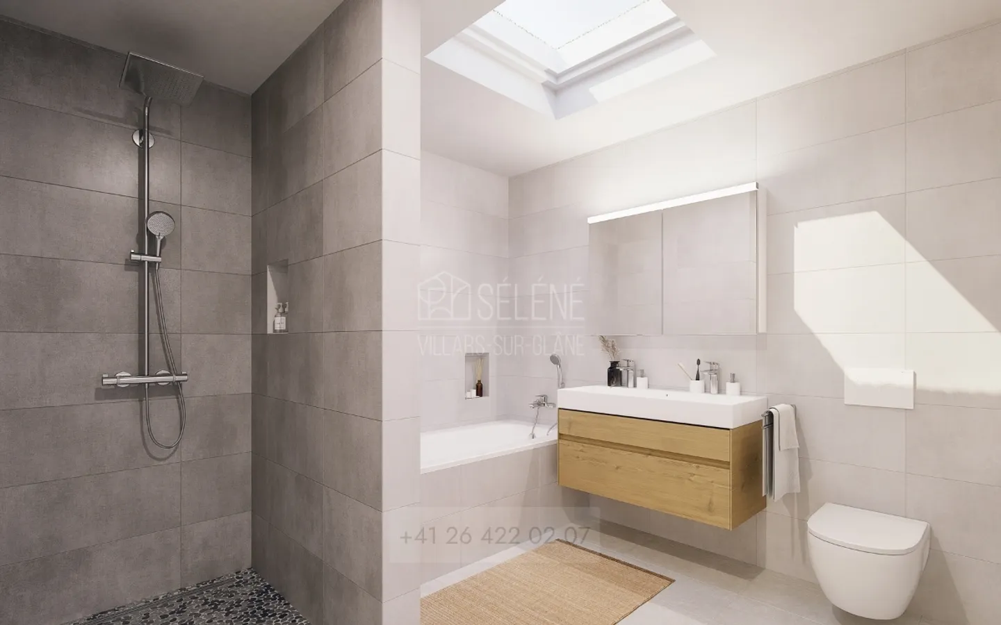 2 VILLAS SÉLÉNÉ - Neue Mietgelegenheit in Villars-sur-Glâne - Foto 4 von 7