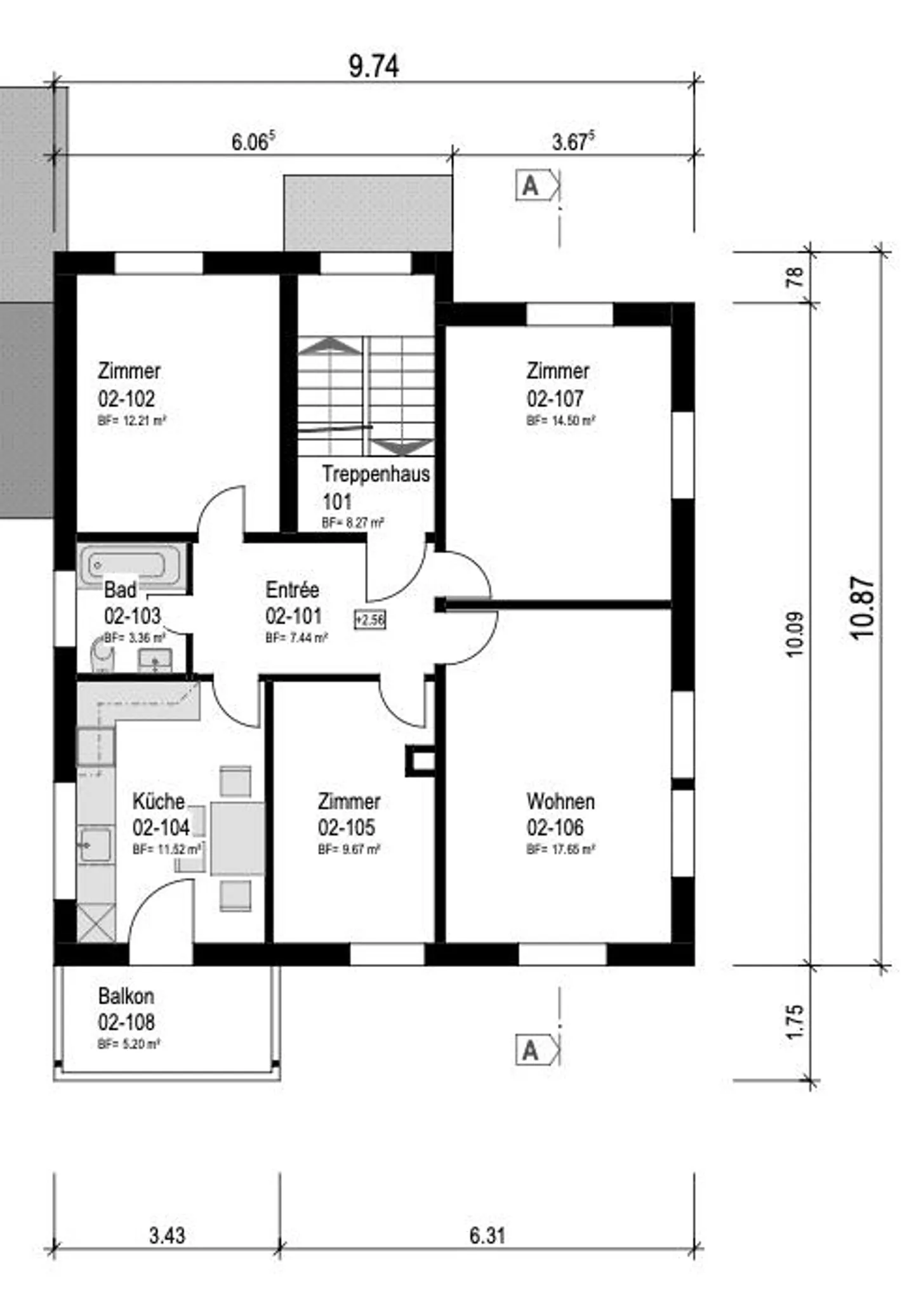 Sonnige 4-Zimmer-Wohnung - Foto 11 von 11