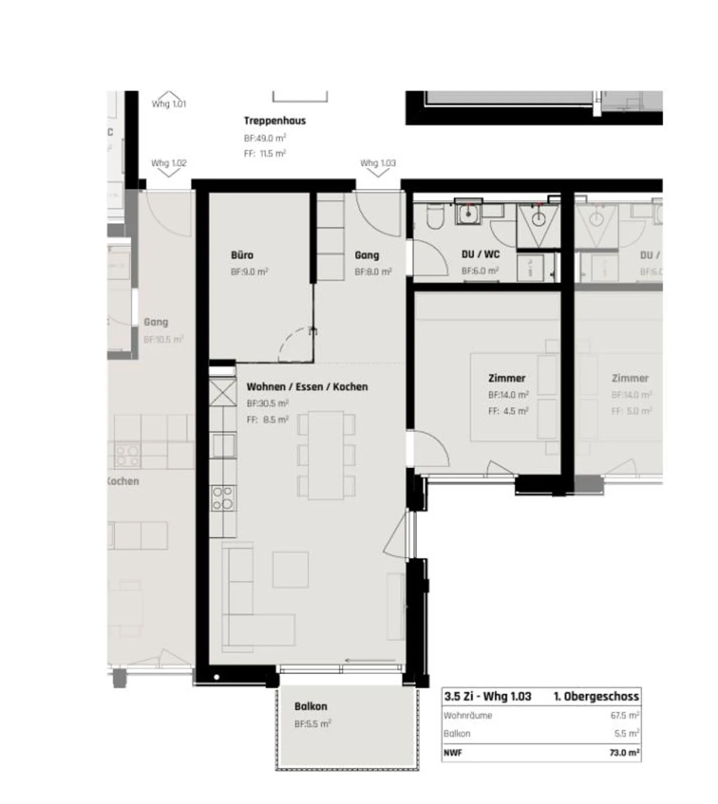 Wohnung mieten - Foto 7 von 7