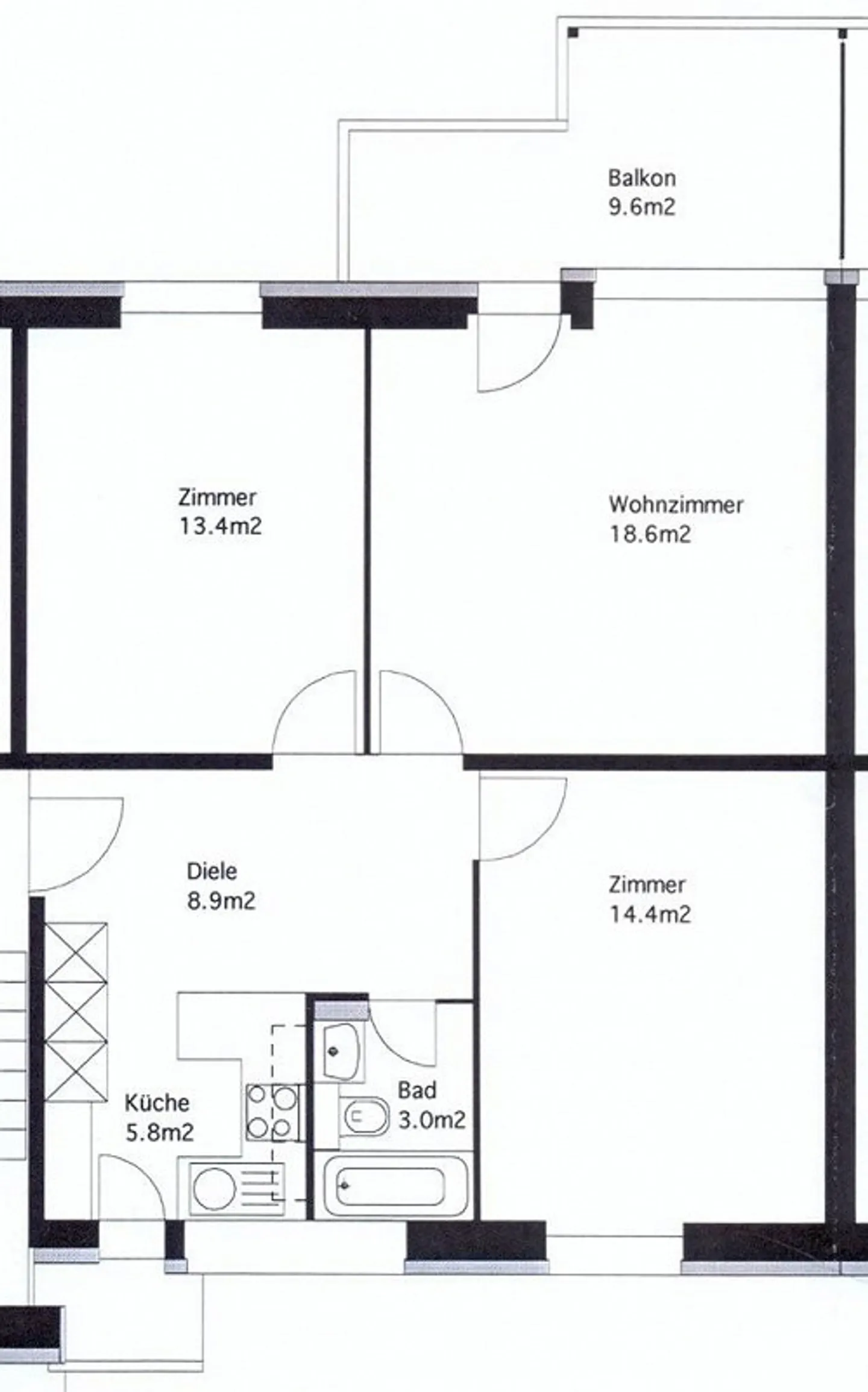 Charmante 3.5-Zimmer-Wohnung - Foto 2 von 9