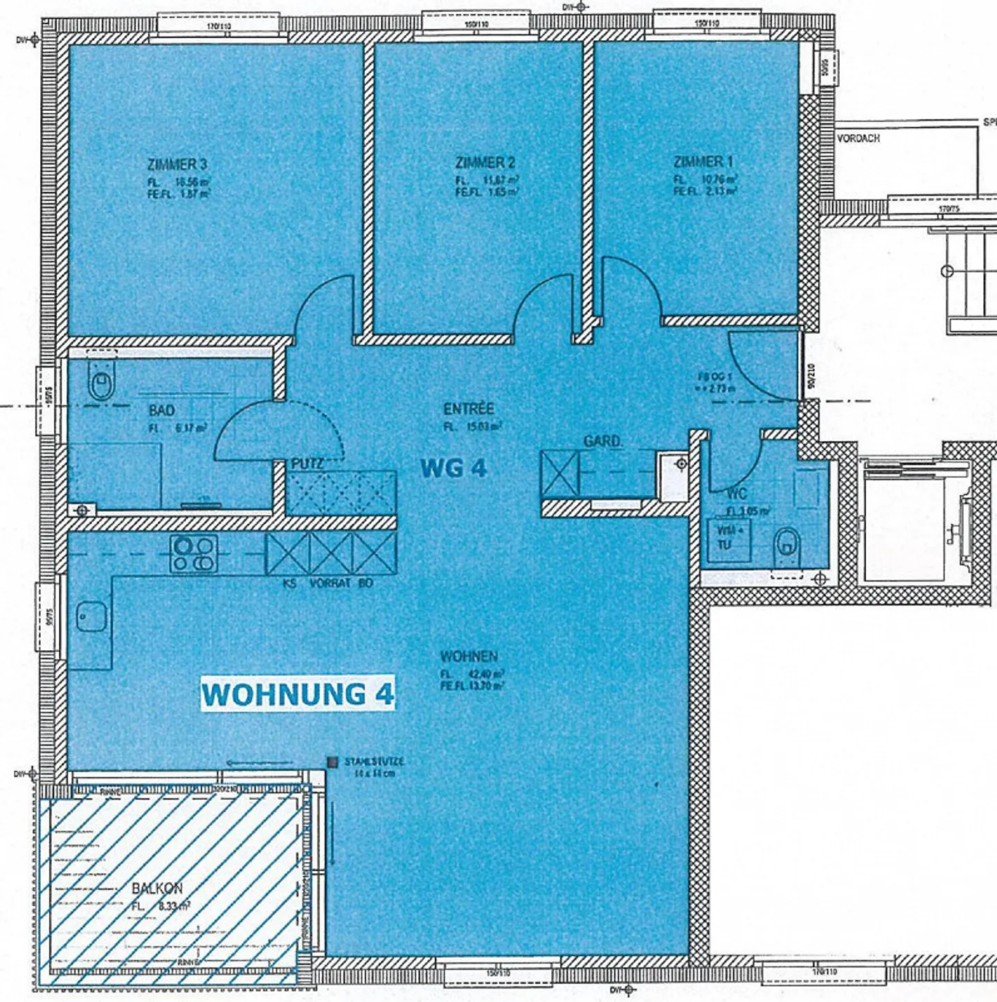 Modernes Apartment in ruhiger Lage - Foto 4 von 13