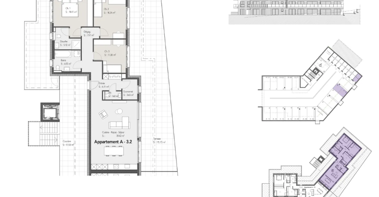 Wunderschöne 4,5-Zimmer-Penthouse mit großer Terrasse - Foto 4 von 10
