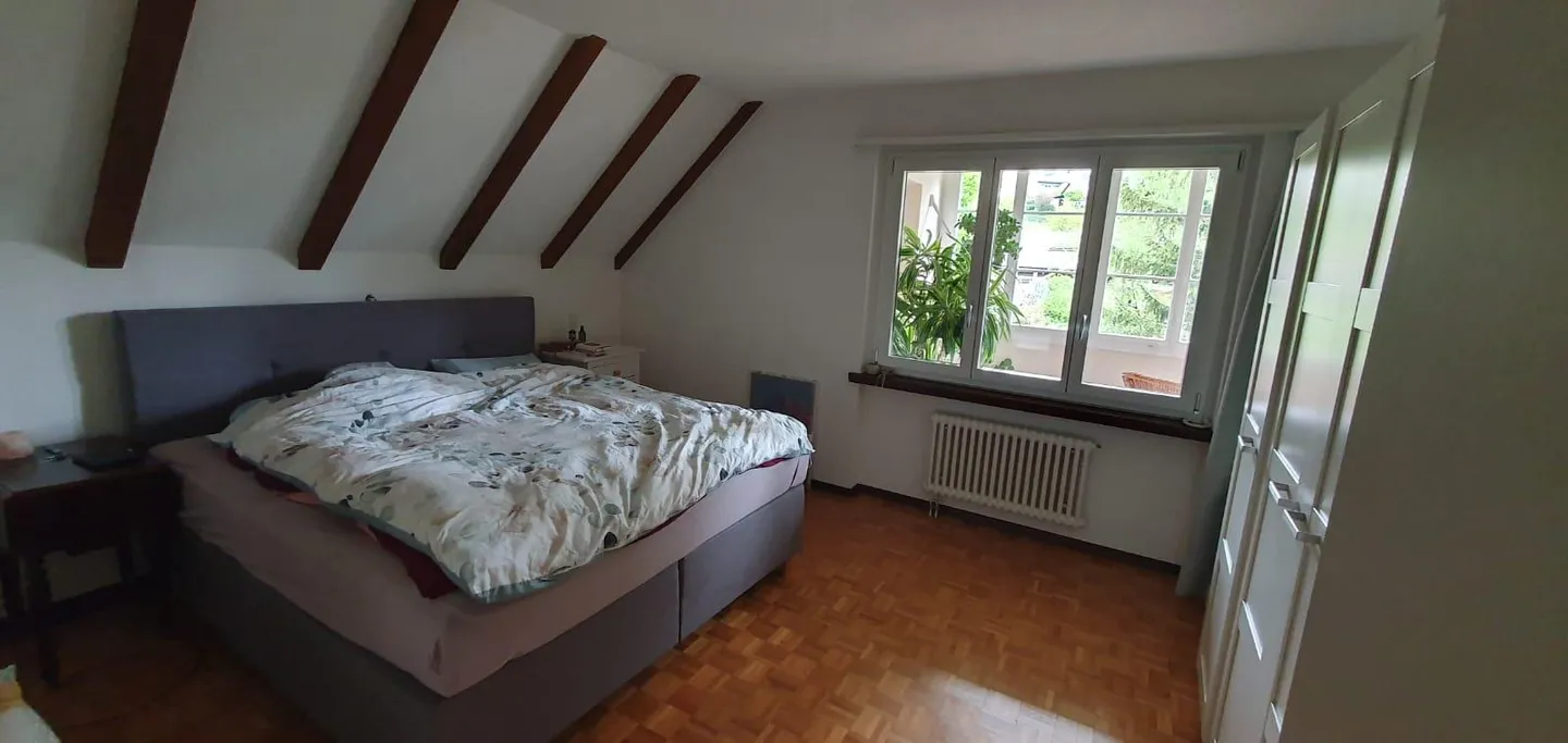 Charming 3.5-room duplex apartment in the attic – Uitikon Waldegg (village center) - Photo 3 of 11