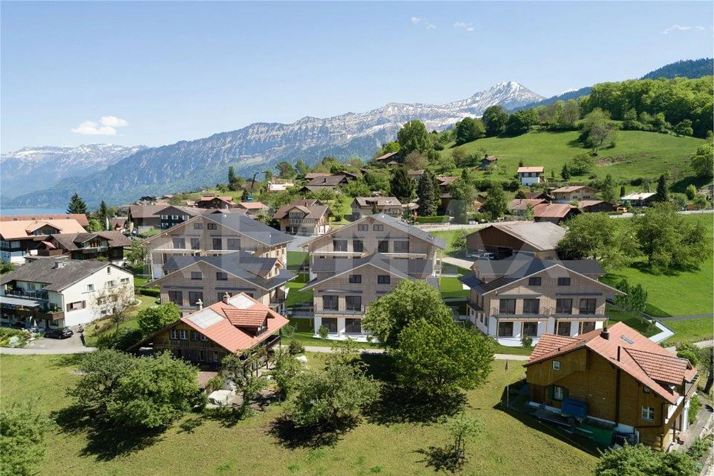 Hubelmatte Krattigen - Maisons jumelées de 6,5 pièces adaptées aux familles avec une technologie de construction à la pointe - Photo 4 sur 13