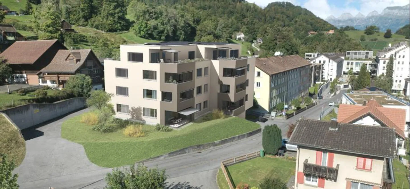 Wohnung mit Bergblick in Mels - Foto 1 von 3