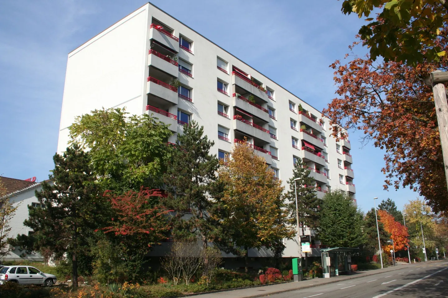 Motorcycle parking space near St. Jakob Park - Photo 1 of 1