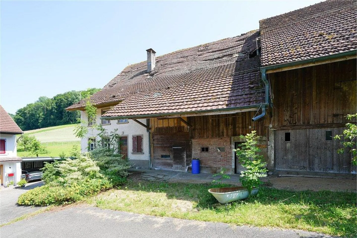 Terrain à bâtir avec ancienne propriété - Projet de construction approuvé disponible - Photo 5 sur 6