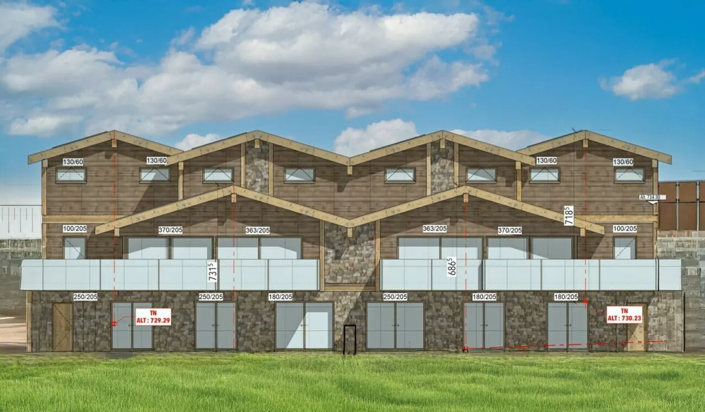 Projekt von 2 Villen mit Genehmigung und Architektenchalet mit 2 Wohnungen. - Foto 11 von 11