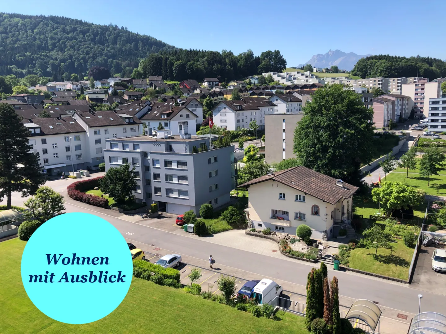 Soleggiato appartamento con vista sul Monte Pilatus - Foto 1 di 14