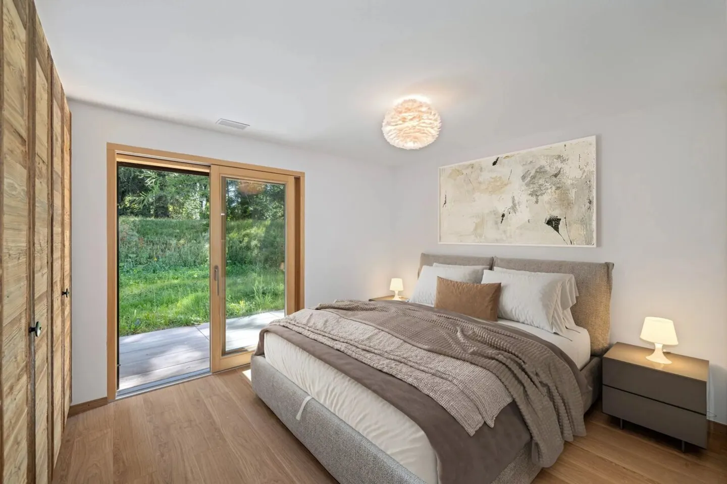 Luxuriöse Gartenwohnung am Rande des Golfplatzes in Crans-Montana - Foto 8 von 9