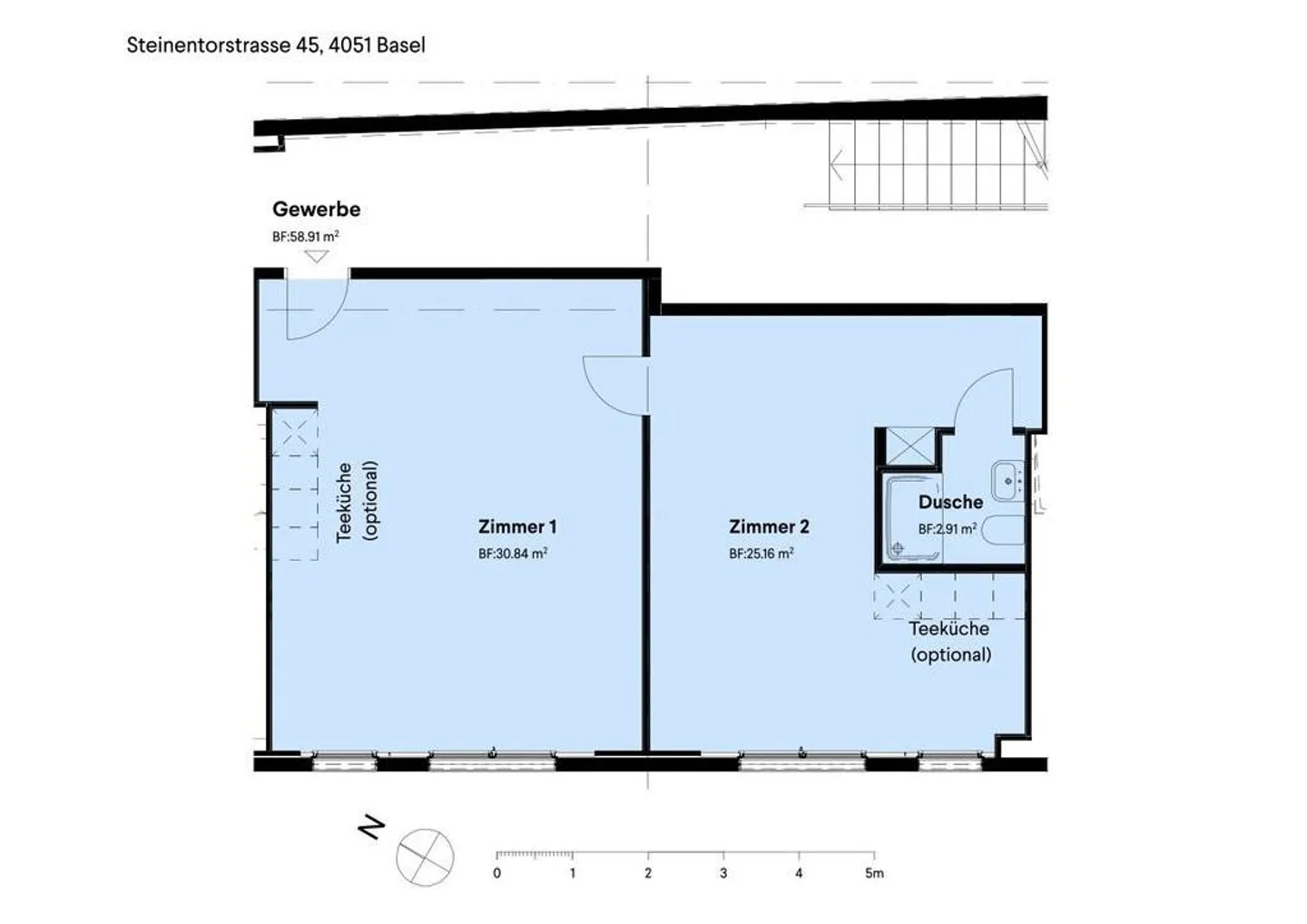 Spazi commerciali attraenti in una posizione centrale a Basilea, utilizzo flessibile - Foto 8 di 8