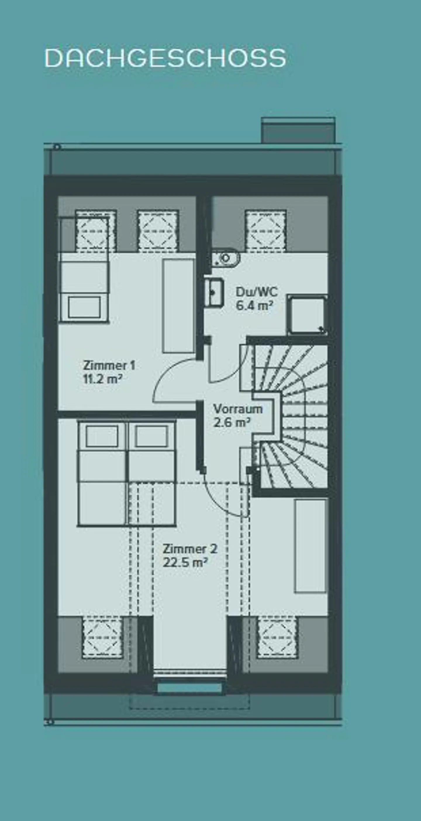 First occupancy: Well-sunny row house in Schleitheim for rent - Photo 14 of 15