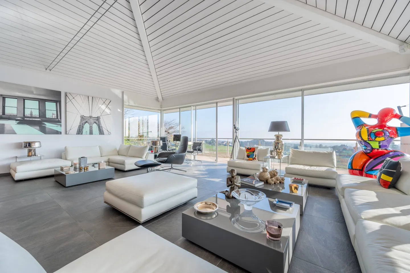 Villa contemporaine avec vue sur le lac - Photo 3 sur 12