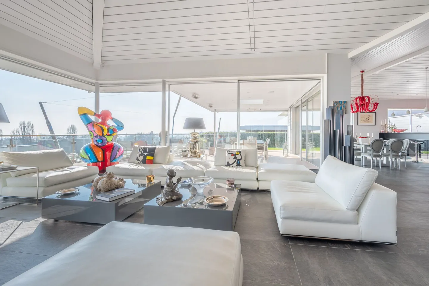 Villa contemporaine avec vue sur le lac - Photo 4 sur 12