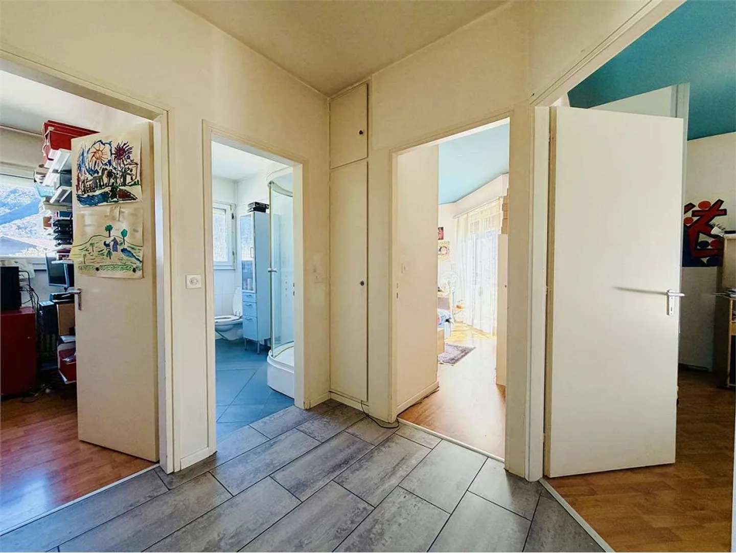 Semi-detached house with pool, garden and panoramic view in Riva San V - Photo 11 of 13