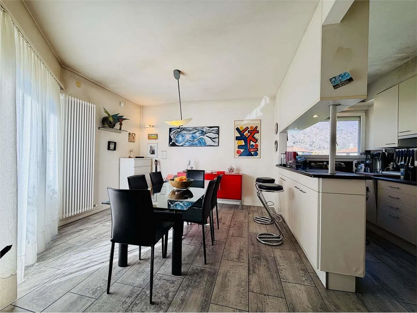 Semi-detached house with pool, garden and panoramic view in Riva San V - Photo 4 of 13