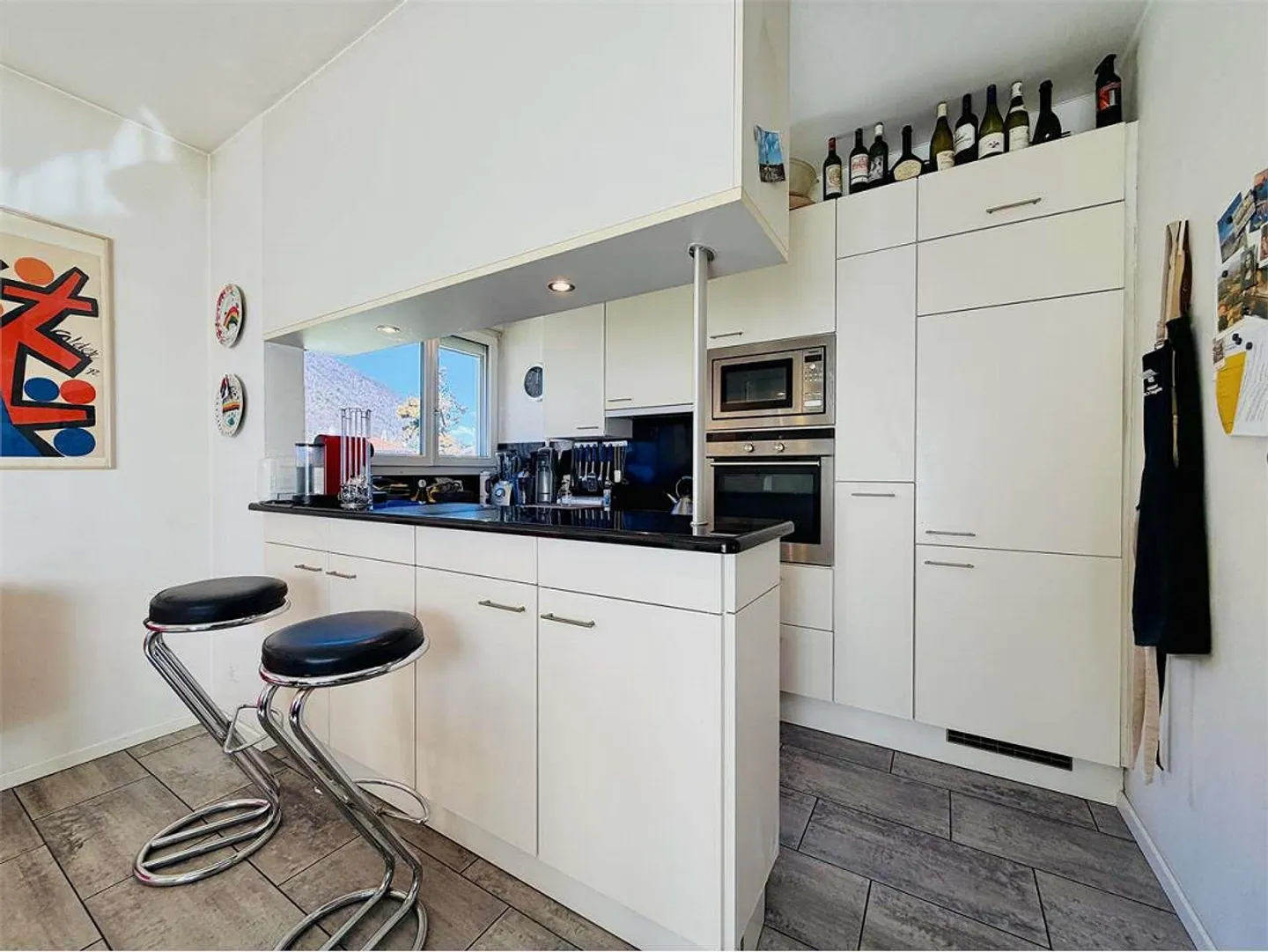 Semi-detached house with pool, garden and panoramic view in Riva San V - Photo 5 of 13