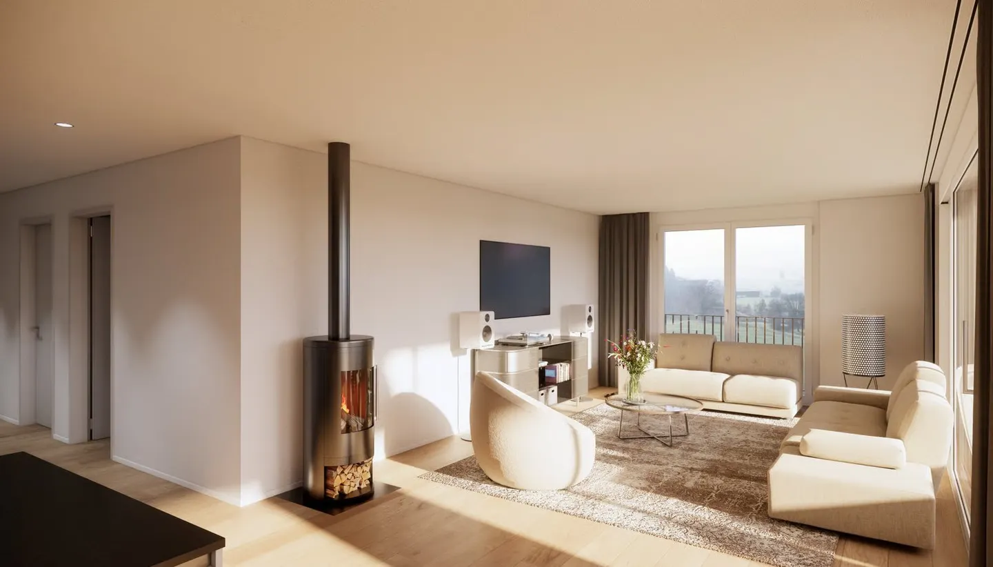 Exklusive 4,5-Zimmer-Wohnung im Dachgeschoss - Foto 4 di 12