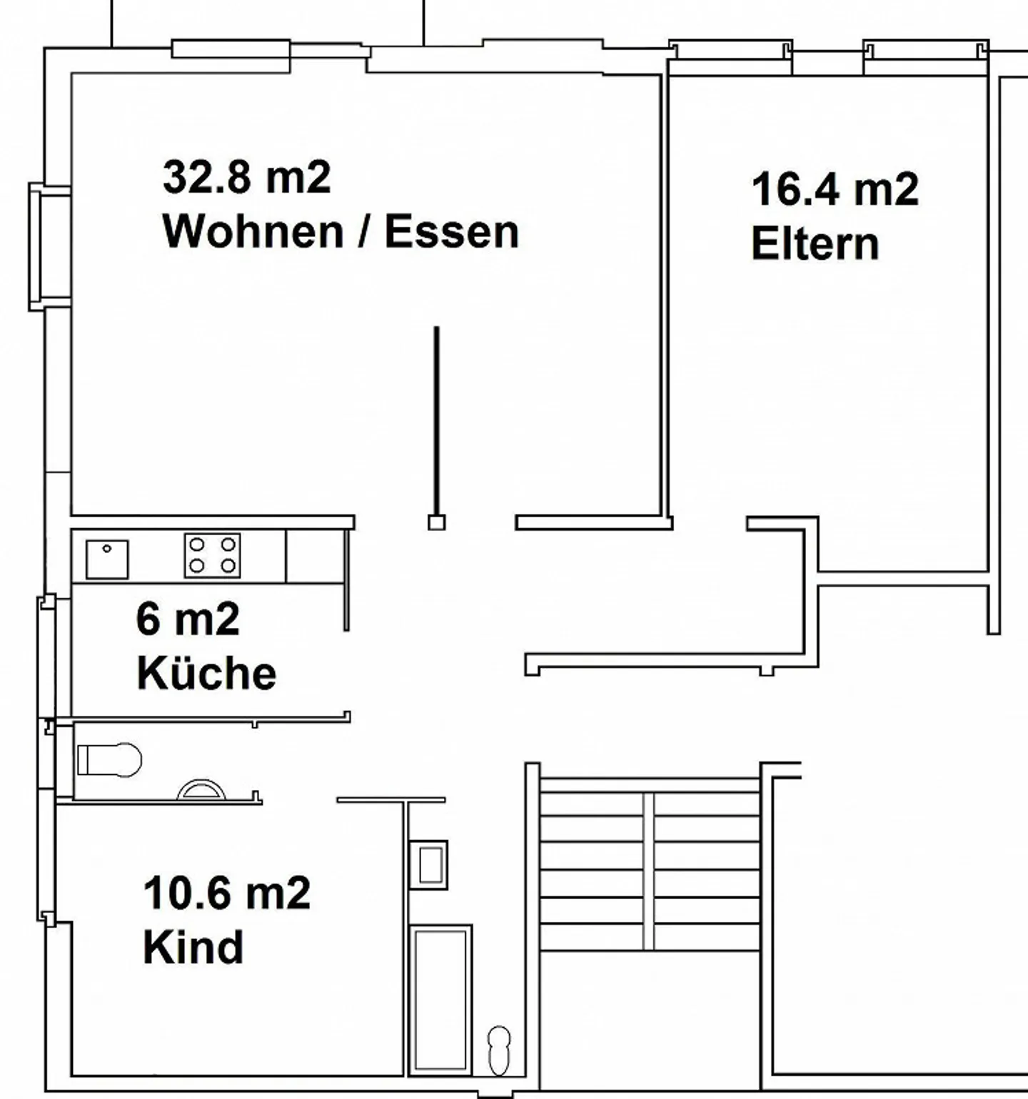 Appartement central en ville - Photo 12 sur 12
