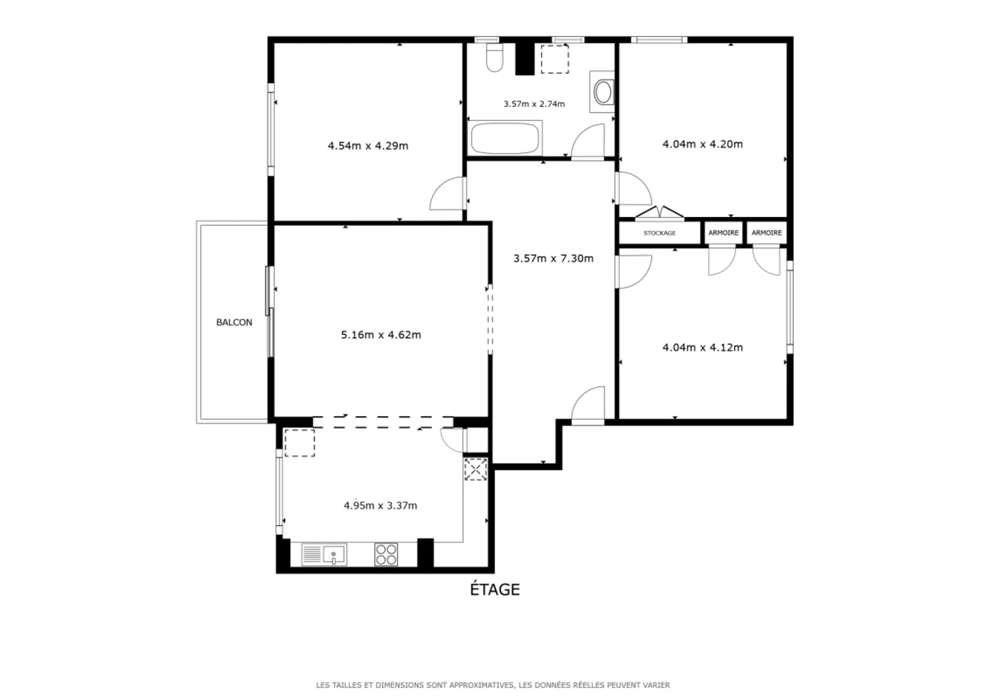 Spacious 4.5-room attic of 111 m2 gross in Conthey - Photo 17 of 18