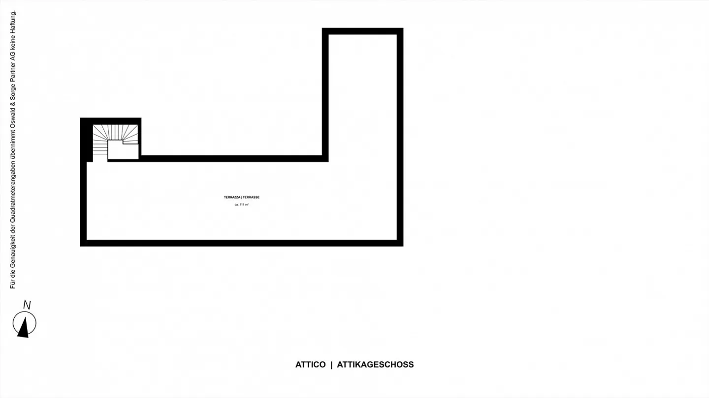 Attico moderno con terrazza - Foto 5 di 5