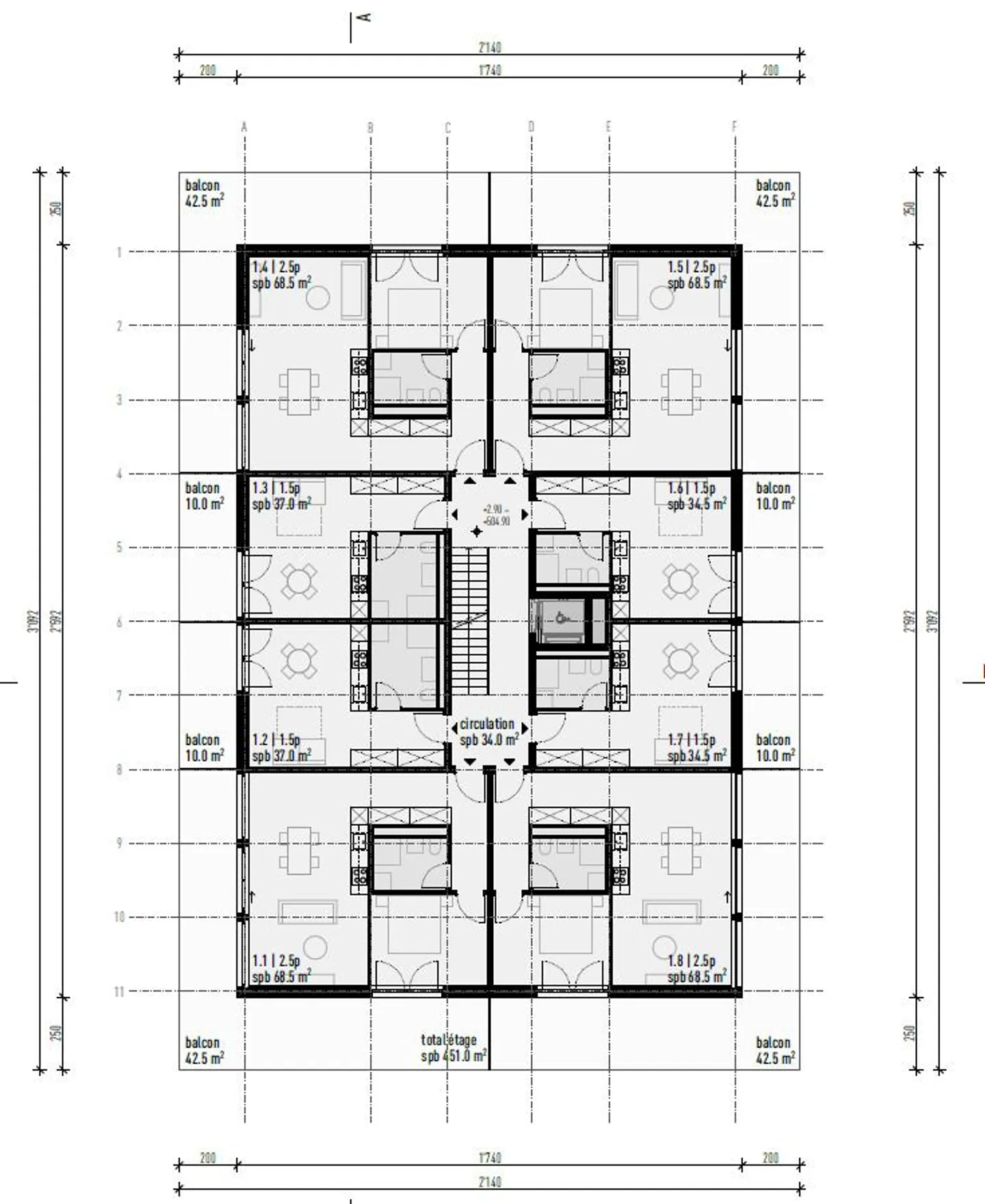 3,5-Zimmer-Wohnung - Foto 6 von 7