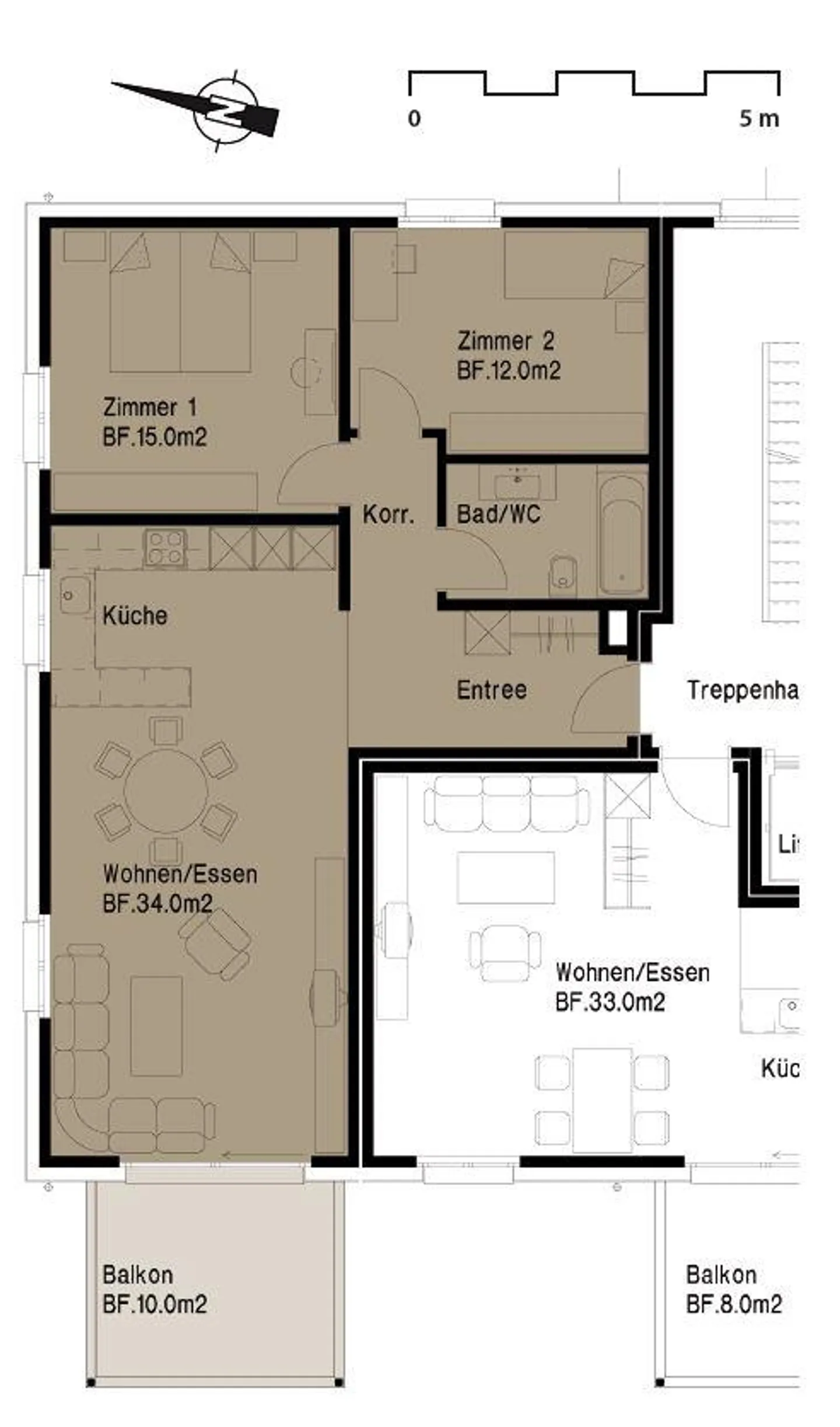 Appartement 3.5 pièces au cœur de Busswil - Photo 7 sur 7