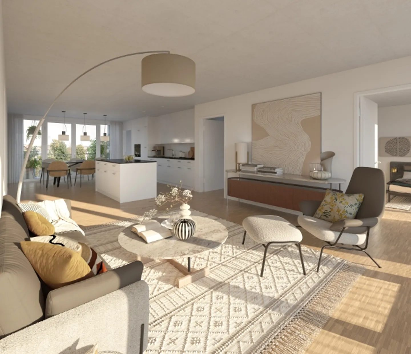 3.5 Zimmer Wohnung - Foto 2 von 4