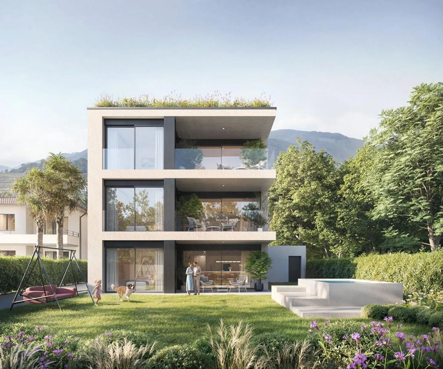 COLDRERIO RÉSIDENCE EIRA, UN PROJET DE LOGEMENT EXCLUSIF - Photo 1 sur 7