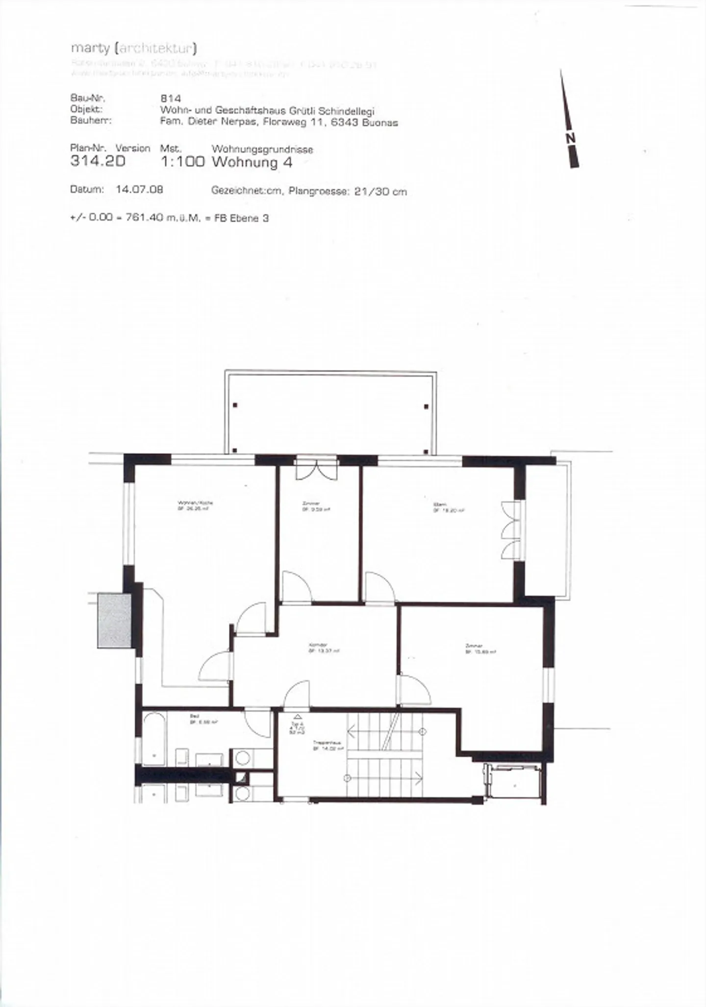 4.5-room apartment in a central location in Schindellegi - Photo 2 of 6