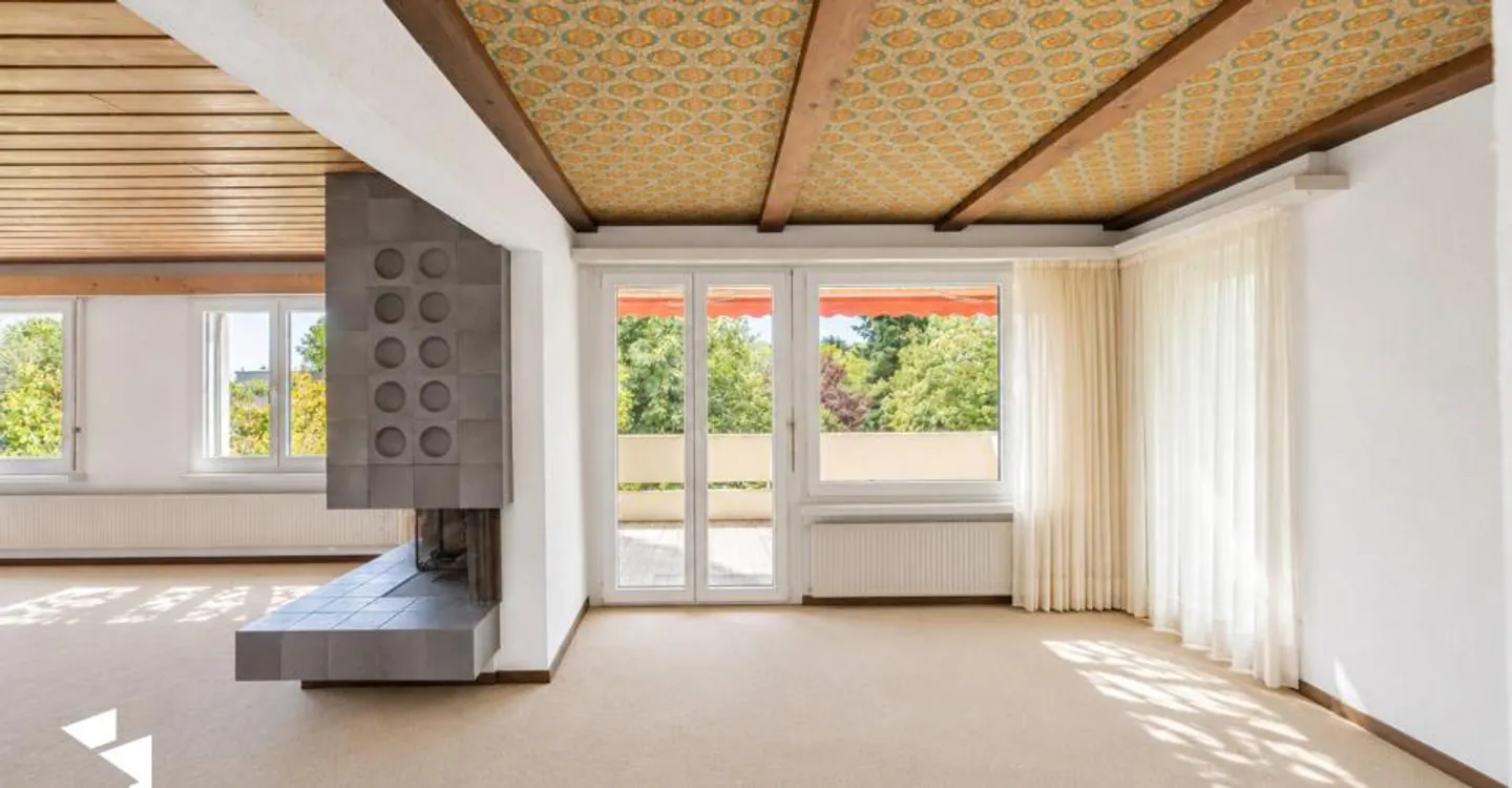 Appartement de 4,5 pièces situé au calme au bord de la forêt - Photo 2 sur 12