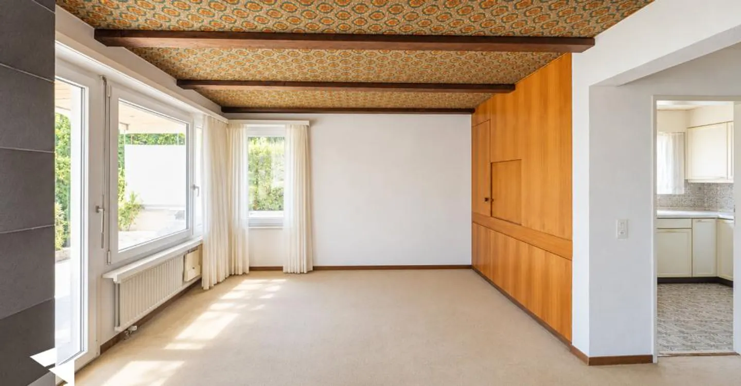 Appartement de 4,5 pièces situé au calme au bord de la forêt - Photo 3 sur 12