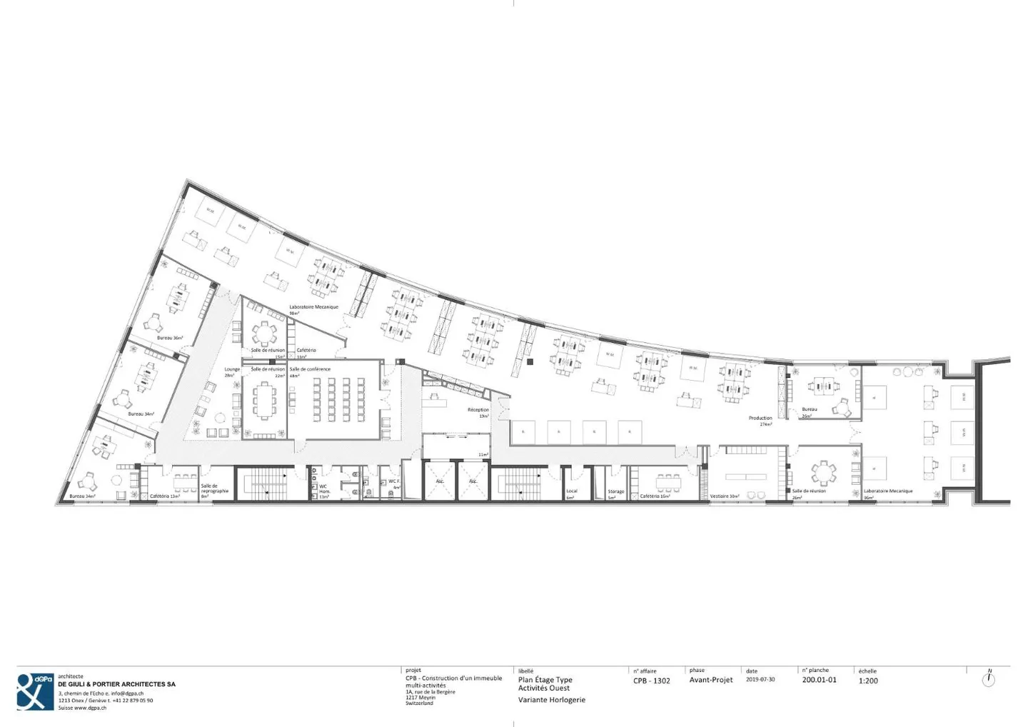 Gemischte Flächen zur Miete Meyrin ZIMEYSA Von 75 bis 1.000 m² Modernes & helles Gebäude - Foto 10 von 10