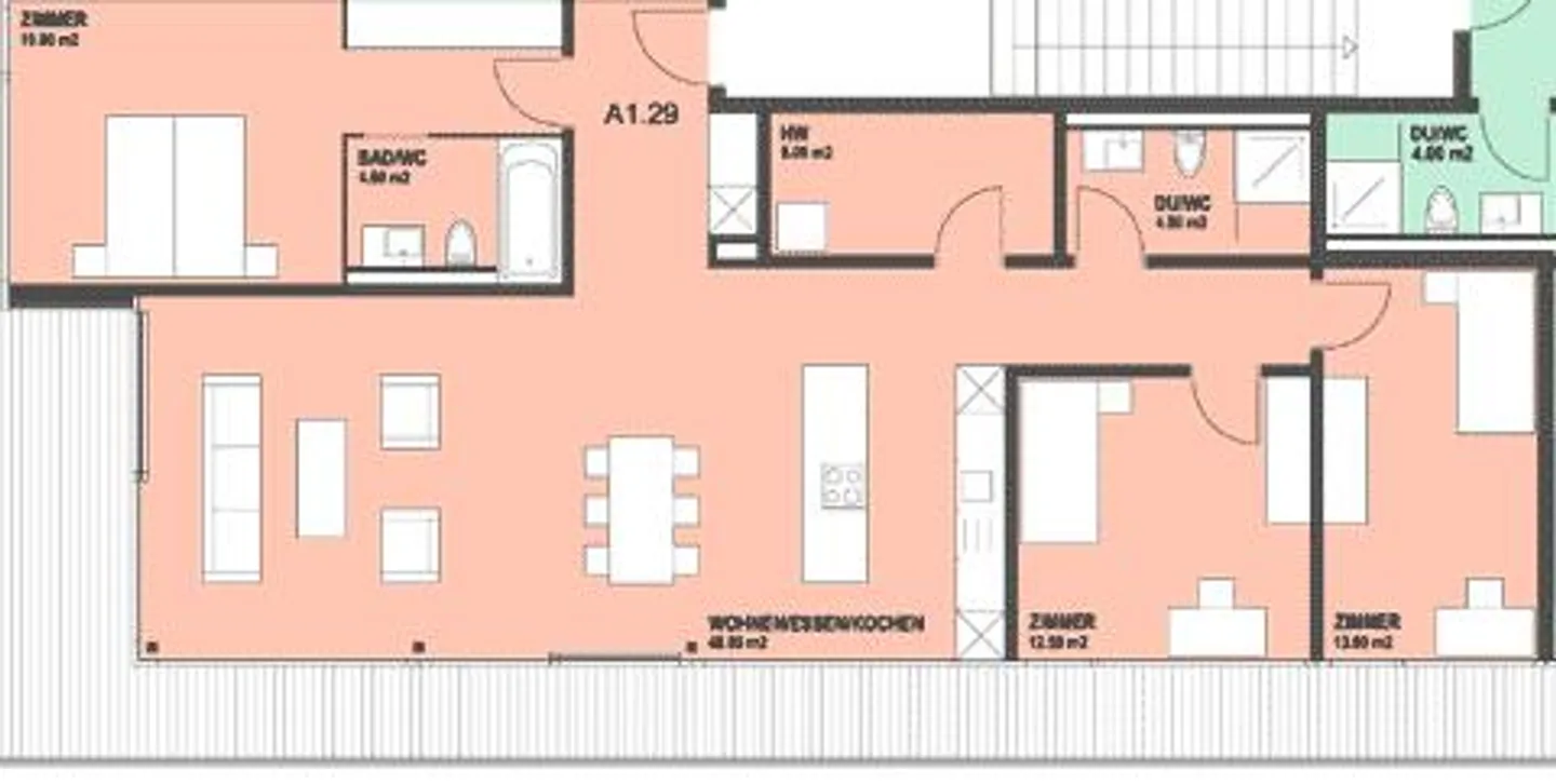 Bright and spacious 4.5-room penthouse apartment in a central location - Photo 12 of 12