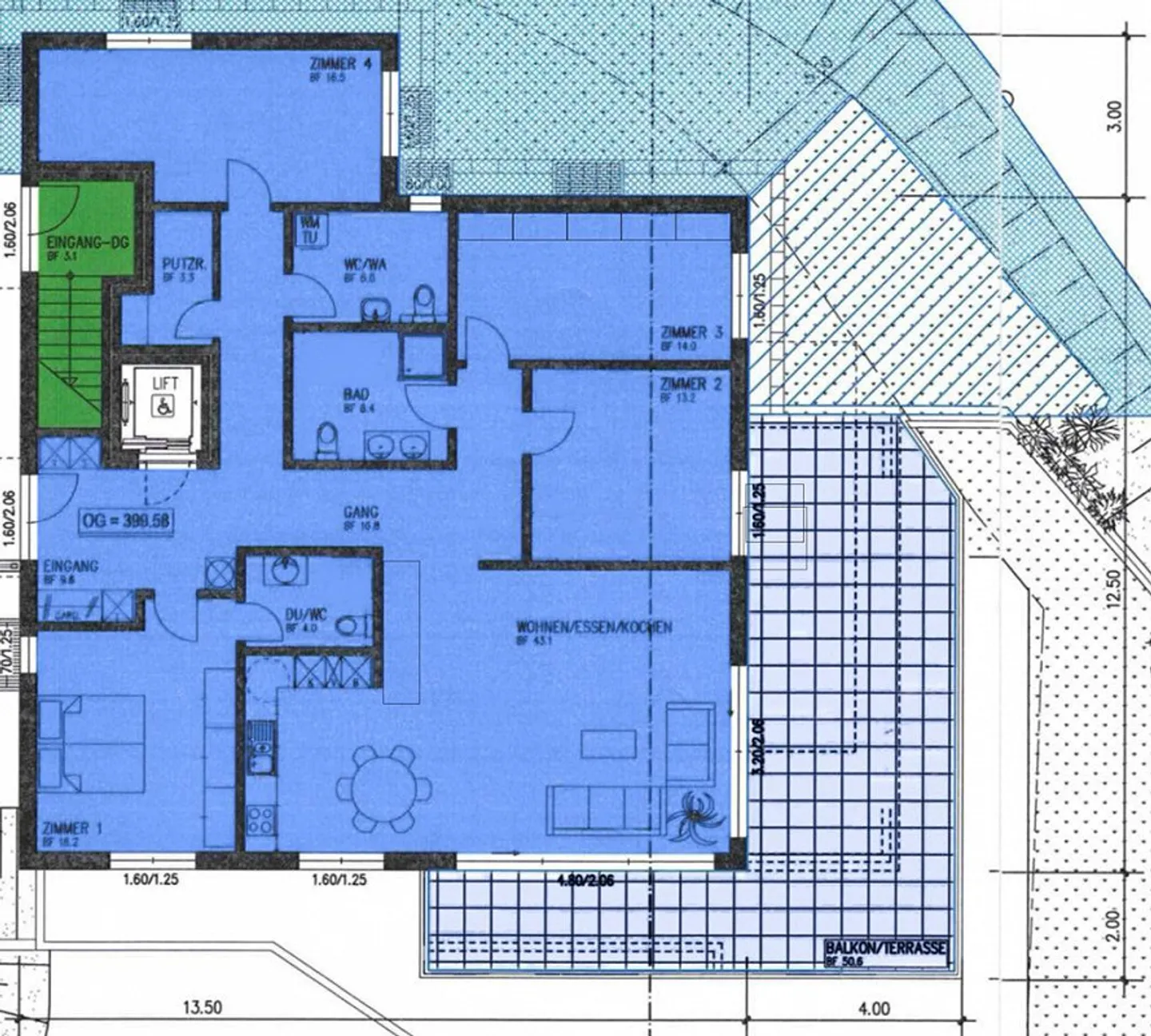Grosszügige Wohnung in Flurlingen - Foto 9 von 9