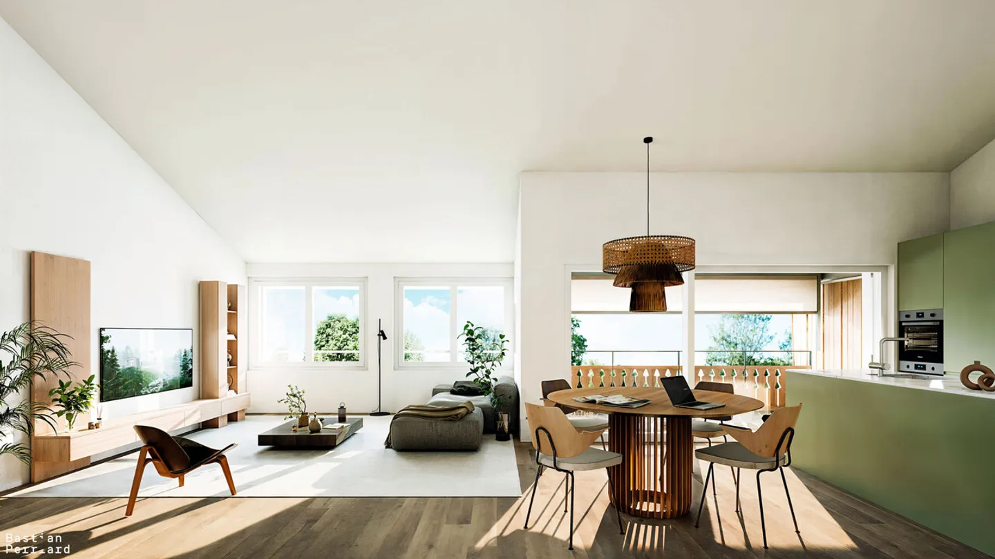 Appartamento nuovo di 3,5 locali con balcone - Foto 3 di 5