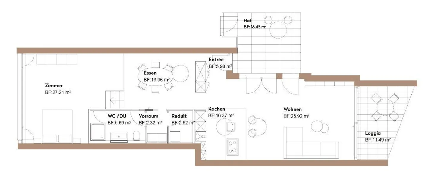 Appartement moderne ensoleillé - Photo 9 sur 9