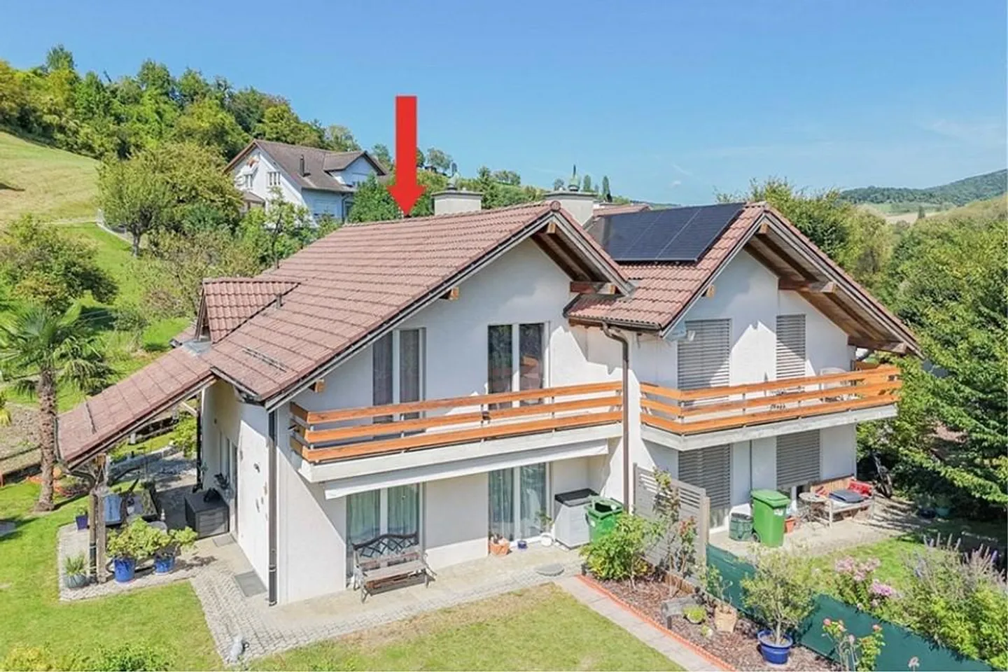 Wohnen mit Ferien-Feeling: 5.5 Zimmer-Doppel-Einfamilienhaus an ruh... - Foto 1 di 13