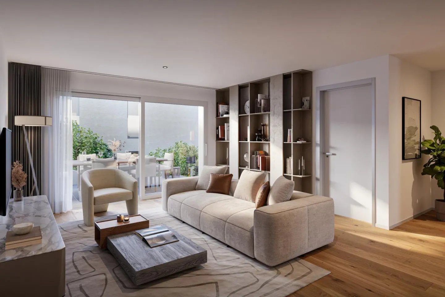 New construction project "Drei Halden" - exclusive 4.5-room penthouse apartment - Photo 3 of 9